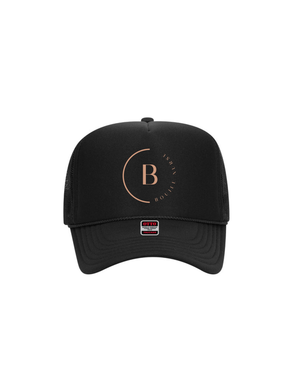 Boujee Trucker Hat - Black