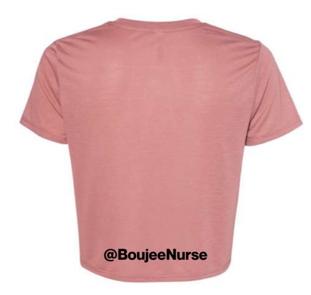 Women's T-shirt Crop Top Mauve