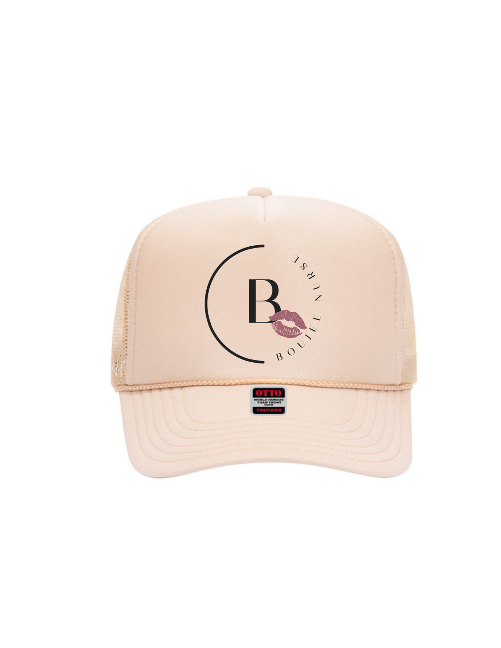 Boujee Trucker Hat - Tan