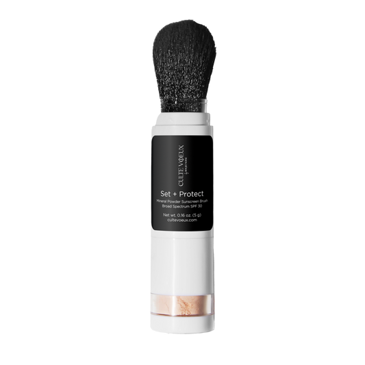 SET + PROTECT MINERAL POWDER BRUSH-ON SUNSCREEN SPF 30